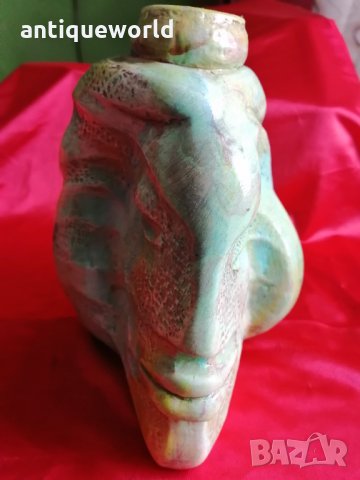 Уникална Авторска Керамика Глава ,Лице, снимка 2 - Антикварни и старинни предмети - 34593216