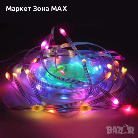 RGB Ярка LED Магическа светлинна лента с дистанционно и Bluetooth управление с проложение R LED23, снимка 4 - Лед осветление - 52863794