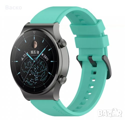 22мм силиконови каишки за Huawei Watch GT2 Pro/ Huawei Watch GT3 46mm, снимка 7 - Каишки за часовници - 37410569