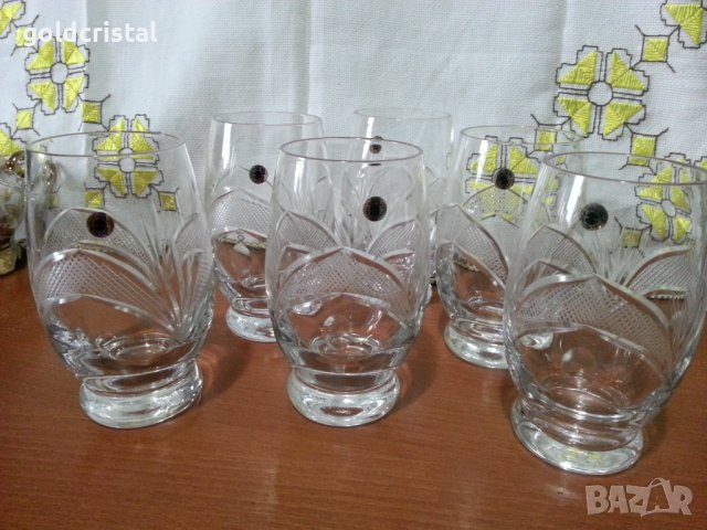 Кристални чаши Рамона , снимка 6 - Антикварни и старинни предмети - 44071817