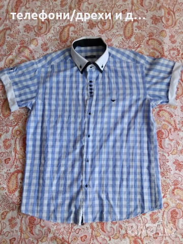 Риза с къс ръкав Giorgio Armani (M) като нова