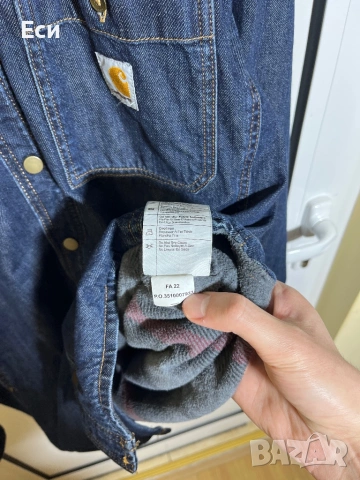 Дънкова риза Carhartt Workwear Blanket Overshirt (оригинал размер М M), снимка 12 - Ризи - 53344262