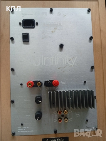 Активен субуфер INFINITY Alpha 8', снимка 9 - Тонколони - 52495731