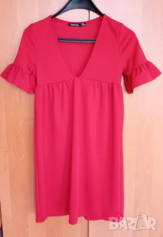 Червена рокля Boohoo , снимка 1