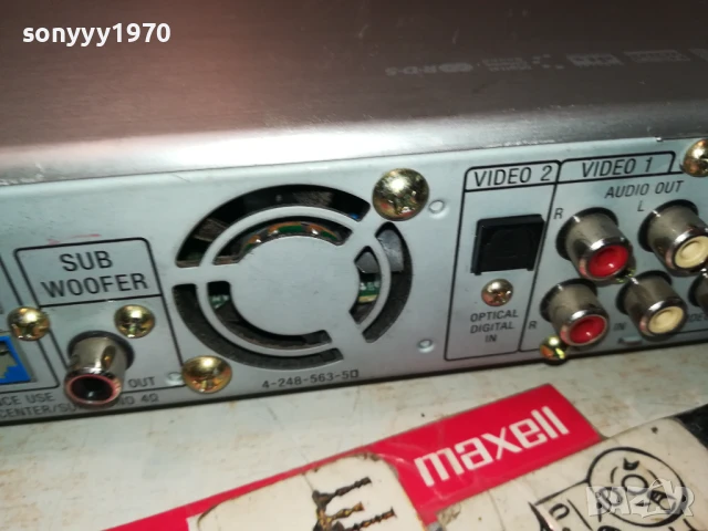 SONY HCD-SC8 CD/DVD RECEIVER S-MASTER ALUMINIUM-ВНОС SWISS 0606251124, снимка 16 - Ресийвъри, усилватели, смесителни пултове - 50571665