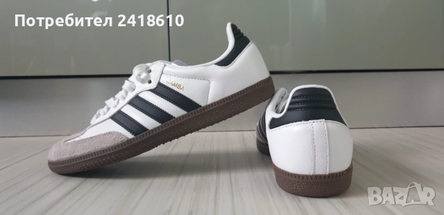Adidas Samba Leather Sneakers Unisex Size 37 1/2/ 23см  НОВО! ОРИГИНАЛ! Унисекс кецове!, снимка 11 - Кецове - 52335503