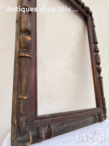 Стара дървена рамка за картина/ огледало №1335, снимка 2 - Антикварни и старинни предмети - 34976771