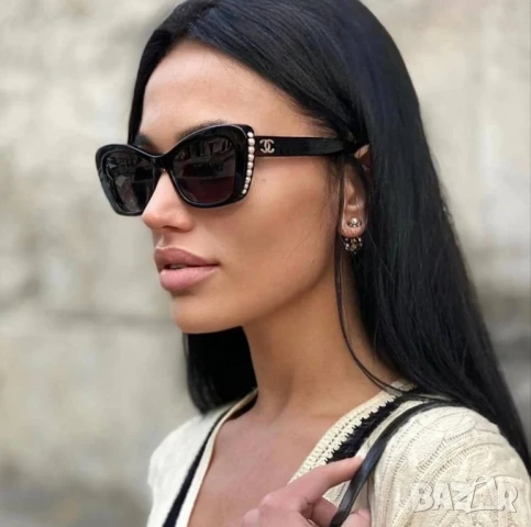 очила с черен обикновен калъф chanel versace , снимка 2 - Слънчеви и диоптрични очила - 50681989