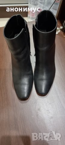 Боти Zara естествена кожа , снимка 2 - Дамски боти - 38411497