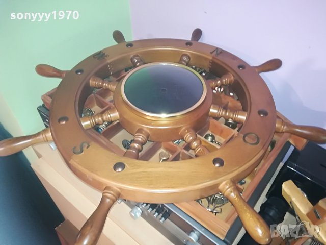 ДЪРВЕН РУЛ-МАСИВЕН И ОГРОМЕН, снимка 3 - Колекции - 28793639