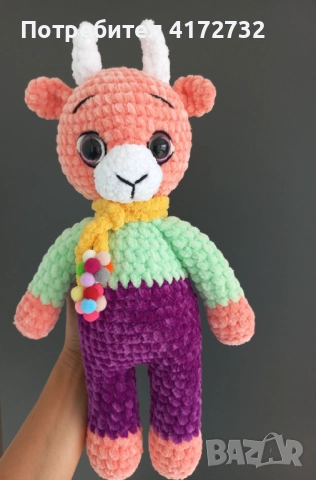 Козле с височина около 33см., снимка 4 - Плюшени играчки - 52306043