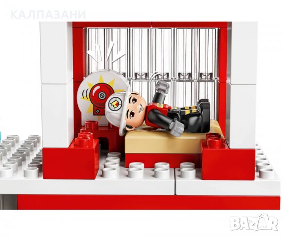 LEGO® DUPLO® Town 10970 - Пожарна команда и хеликоптер, снимка 6 - Конструктори - 38927890
