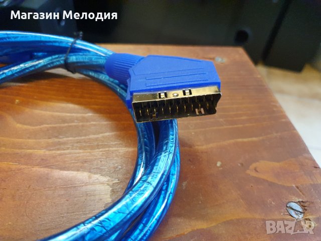 НОВ! Висококачествен скарт кабел с позлатени конектори SCART-SCART 1,5m, снимка 5 - Други - 38292199