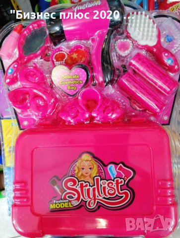 Детски розов комплект за грим в чанта за момичета , снимка 1 - Образователни игри - 40854568