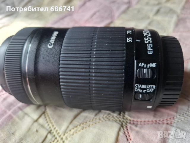 Обектив Canon EF-S 55-250mm 1:4-5,6 IS STM, снимка 2 - Обективи и филтри - 51803293
