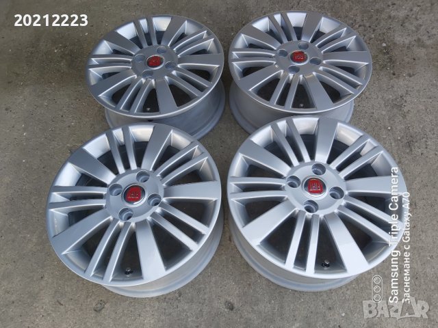 4 броя алуминиеви джанти за Fiat Grande Punto,Fiat Punto Evo 15, снимка 3 - Гуми и джанти - 40830886