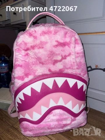 раница Sprayground pink fur