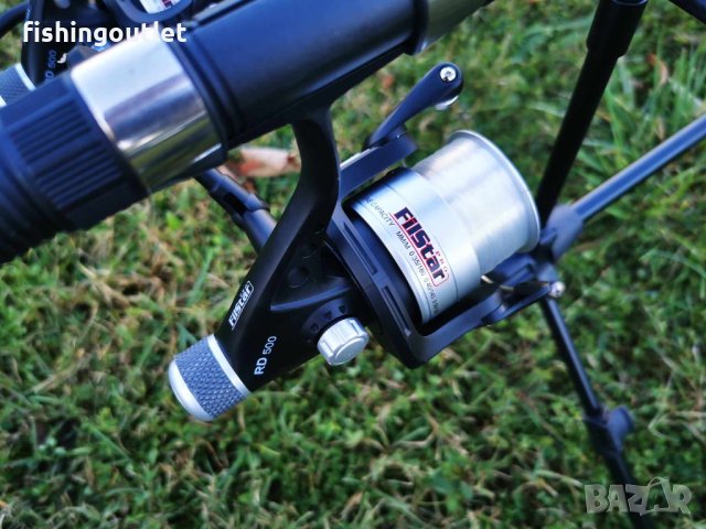 Шарански комплект Filstar. 3 въдици и 3 макари с корди, снимка 4 - Въдици - 43104742