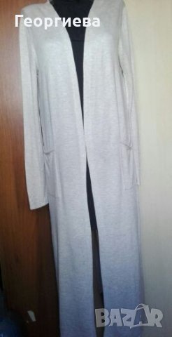 Дълга светло бежова жилетка H&M 🍀S,M🍀 арт.232, снимка 4 - Жилетки - 26947933