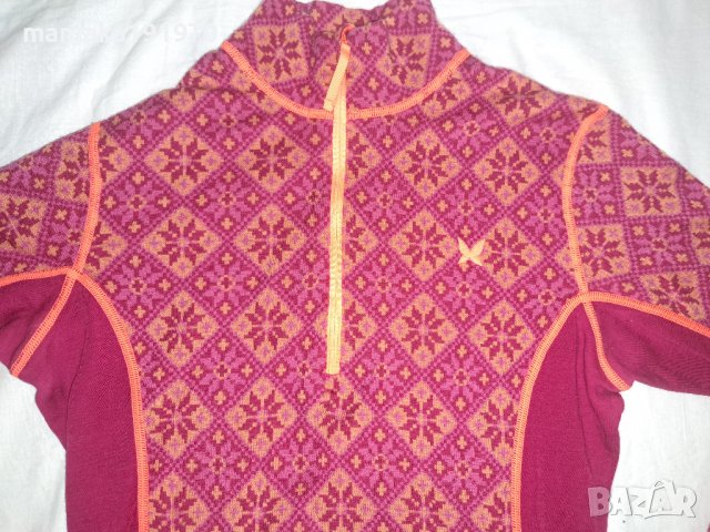 Kari Traa (М) дамска термо блуза мерино 100% Merino Wool, снимка 2 - Спортни екипи - 43666674