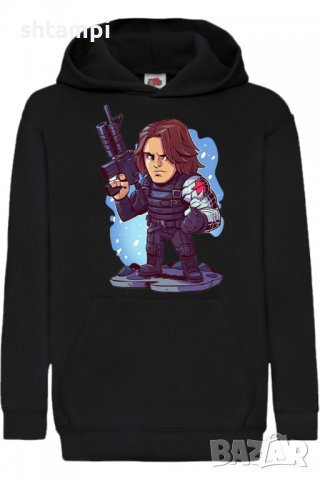 Детски Суитчър/Суитшърт Marvel Winter Soldier,Игра,Подарък,Изненада,Забавление,Рожден Ден