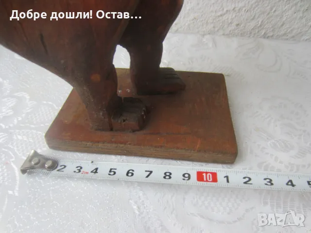 Стара дървена фигура, дърворезба и други дървени фигури, снимка 7 - Антикварни и старинни предмети - 50211310