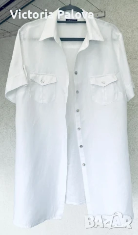 Ленена риза-туника YOUR SIXTH SENSE , снимка 3 - Туники - 50716302