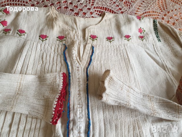 Автентична къса риза от народна носия., снимка 3 - Антикварни и старинни предмети - 43044688
