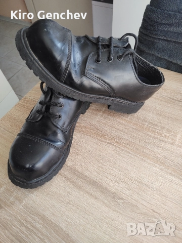 Металски обувки с Желязно Бомбе, снимка 4 - Мъжки боти - 52422530