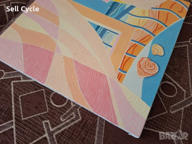 ✅КАРТИНА АКРИЛ - МОРСКИ СЛЕДОБЕД ❗, снимка 3 - Картини - 51413261