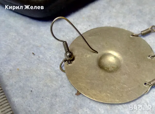 ЕТНО СТИЛ ОБЕЦА от БЯЛ МЕТАЛ / САЧАН РЪЧНО ХУДОЖЕСТВЕНО ГРАВИРАНА СТАВА и За МЕДАЛЬОН 49899, снимка 7 - Антикварни и старинни предмети - 49601385