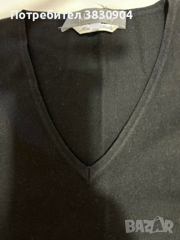 Блуза без ръкав MaxMara, размер M, черна, снимка 1 - Корсети, бюстиета, топове - 44102744