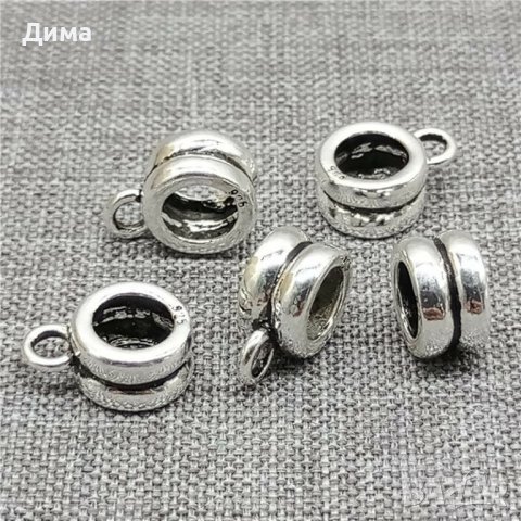 4-17лв. Талисмани 925 Стерлингово Сребро тип Пандора-за гривни.Различни модели,размери,различни цени, снимка 8 - Бижутерийни комплекти - 32836101