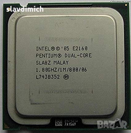 Процесор Intel® Pentium Processor E2160 1M Cache, 1.80 GHz, 800 MH сокет 775