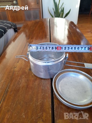 Стара алуминиева кутия #9, снимка 4 - Антикварни и старинни предмети - 35337367