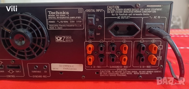 Technics SU-X955, снимка 9 - Ресийвъри, усилватели, смесителни пултове - 51648264
