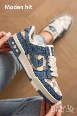 Louis Vuitton/Nike Air Force 1 дамски маратонки висок клас реплика, снимка 2 - Маратонки - 52456960