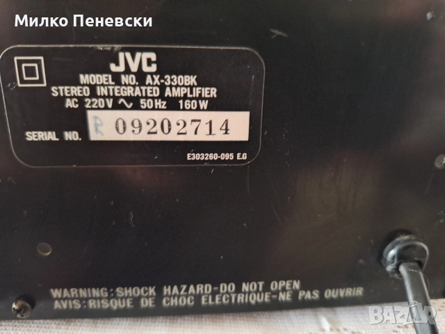 J VC AX-330 BK SUPER A.STEREO AMPLIFIER.MADE IN JAPAN., снимка 6 - Ресийвъри, усилватели, смесителни пултове - 53243668