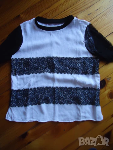 дамска блуза с дантела, снимка 1