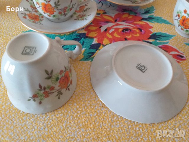 Български порцелан чаши за кафе, снимка 8 - Чаши - 32923622