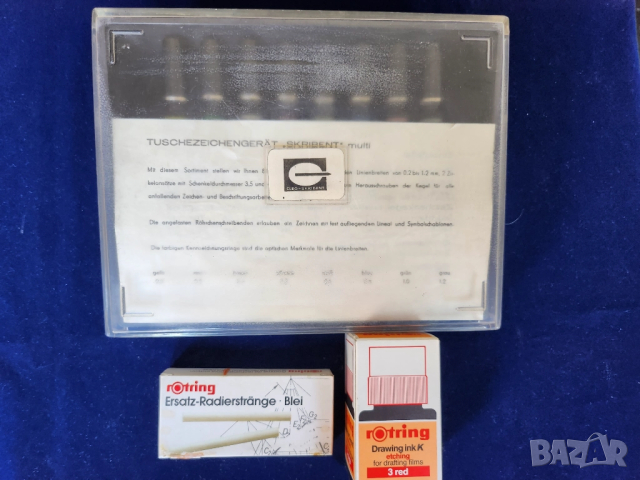 рапидографи немски Scibent Multi Cleo - 8 писци и Staedtler, нови, неползвани(Markant)...., снимка 10 - Ученически пособия, канцеларски материали - 48357389