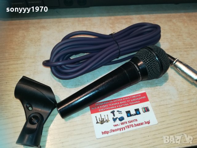 dynacord-profi mic с кабел и държач 2003211732, снимка 2 - Микрофони - 32238494