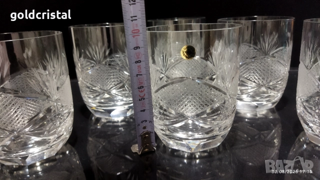 Кристални чаши, снимка 9 - Антикварни и старинни предмети - 35529969