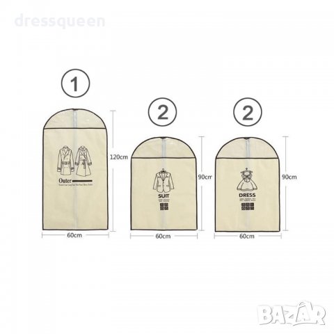 1933 Калъф за облекла, снимка 4 - Други стоки за дома - 37357244