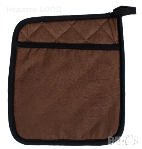 Двустранна подложка за кухня от неопрен, Кафяв, 19x21 см., снимка 2 - Барбекюта - 50613745