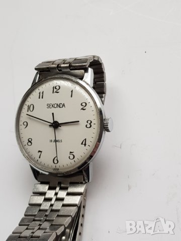 Мъжки механичен часовник Sekonda 19 Jewels, снимка 4 - Антикварни и старинни предмети - 38951389