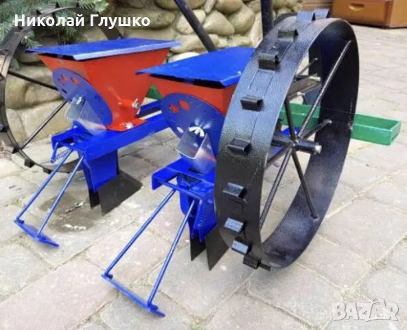 Сеялка 2 -редова Универсална за семена от 2 до 17 мм в диаметър 