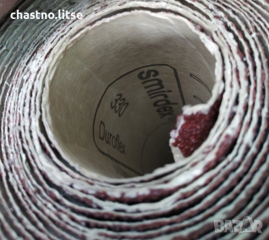 Червена хартиена шкурка Duroflex (330) P36 - руло H610mm, снимка 2 - Строителни материали - 39050293