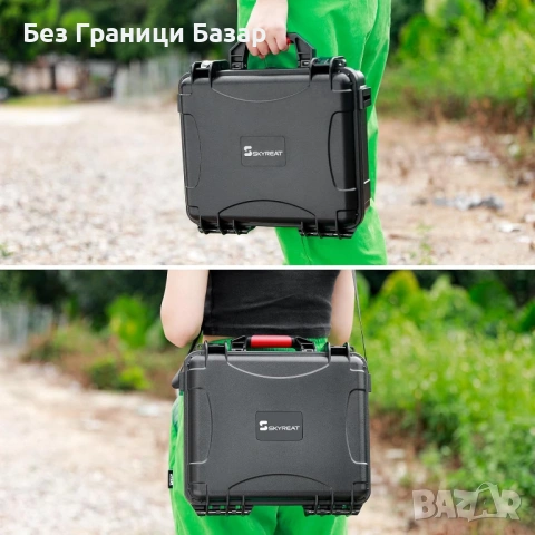 Нов преносим Водоустойчив твърд куфар за DJI Mini 4 Pro RC 2 и аксесоари, снимка 4 - Друга електроника - 53073079