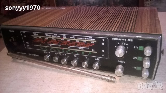 itt schaub-lorenz WEEKEND ELECTRONIC 102-made in germany-, снимка 7 - Радиокасетофони, транзистори - 27873635